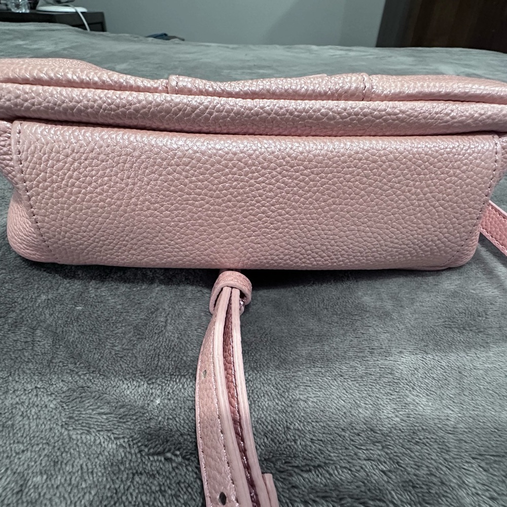 Pom Pom London Metallic Pink Crossbody Bag NWOT - Picture 15 of 16